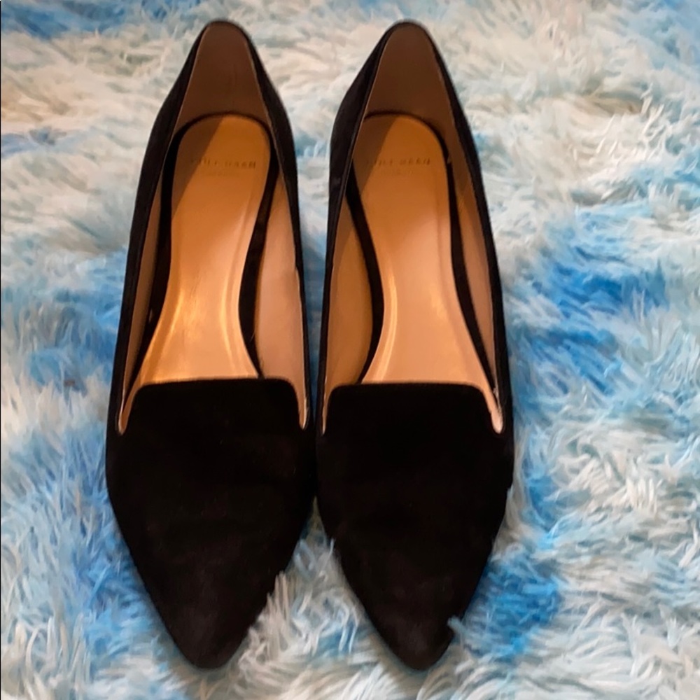 Cole Haan Grand suede heels.